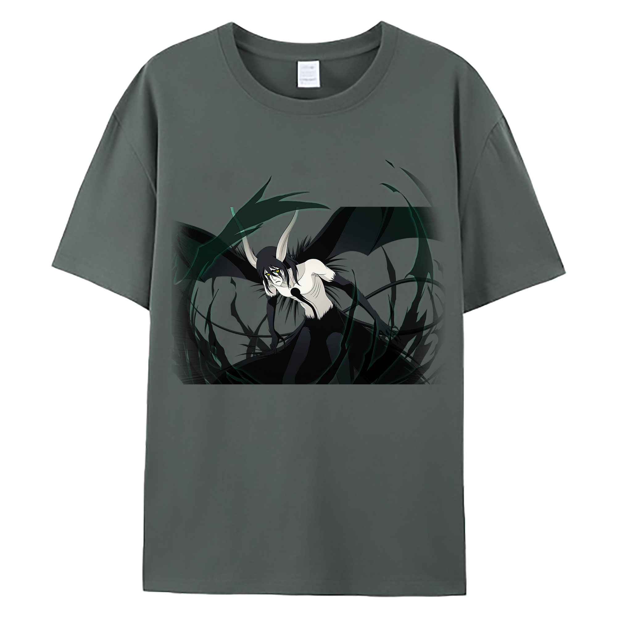 （画像用） ブリーチ ウルキオラ·シファー BLEACH Ulquiorra cifer 綿100％ メンズ半袖Tシャツ｜肌触りやわらか＆通気性